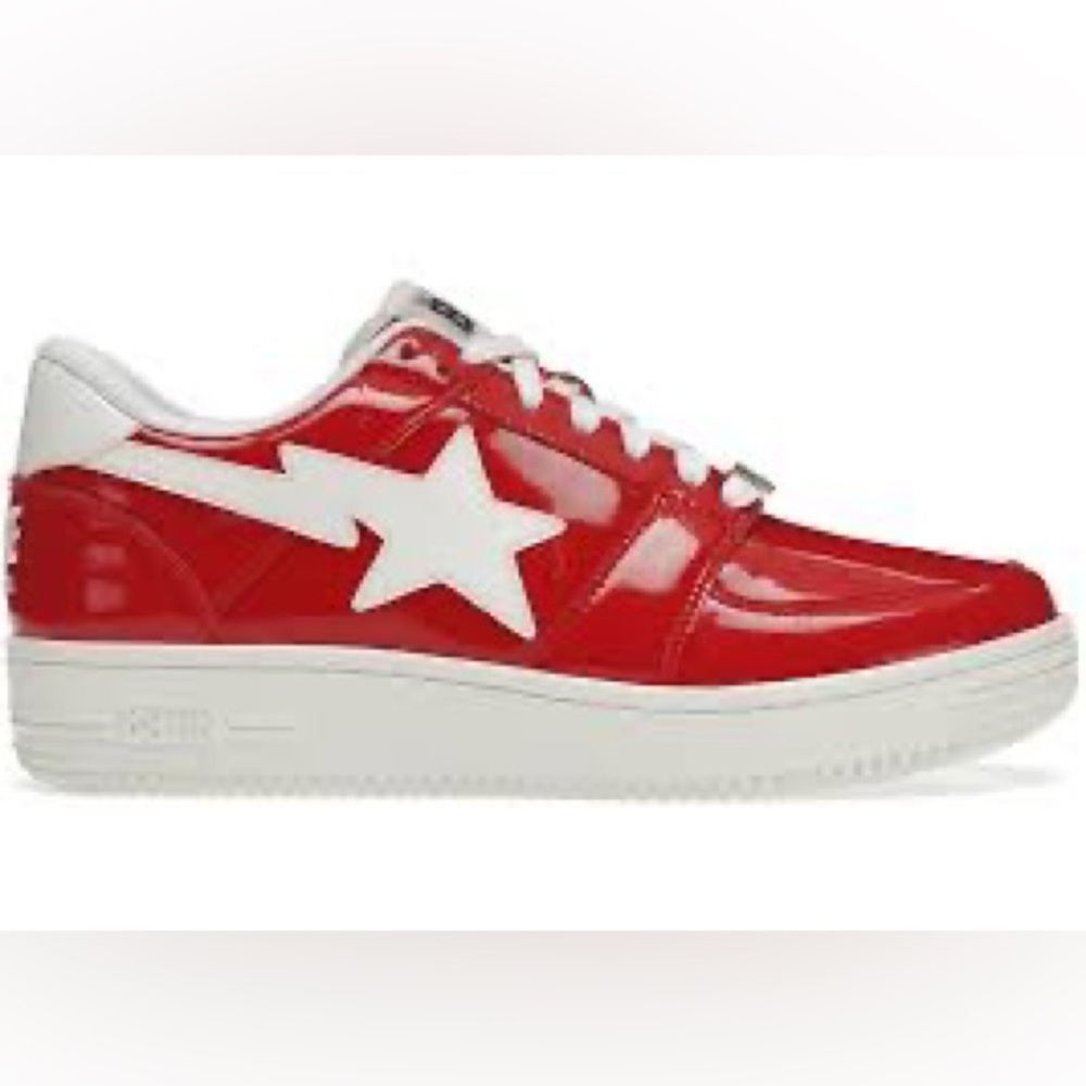 A Bathing Ape Bape Sta Low
Patent Red